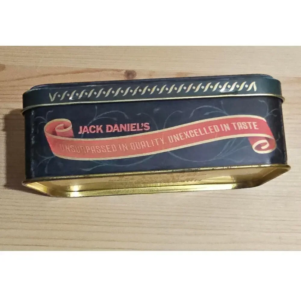 Vintage Jack Daniel's Old No. 7 Gift Tin | Hudson Scott & Sons England | 1980s